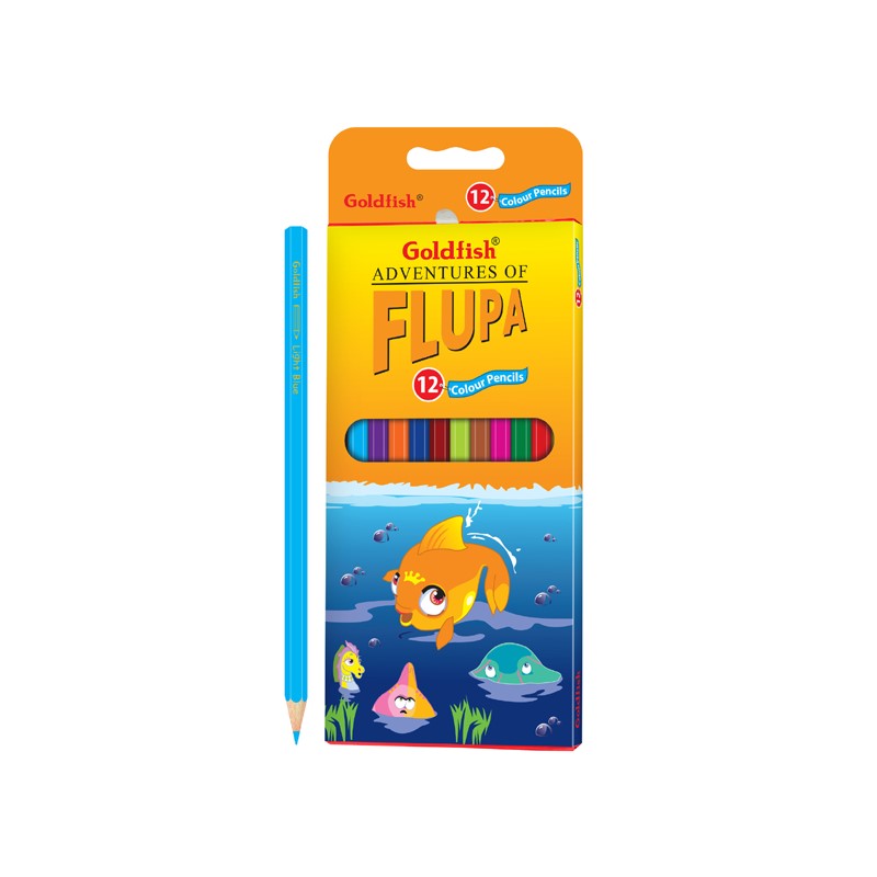 Goldfish Flupa - 12 Color Pencils FS